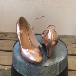 Rose Gold Maryjane pumps